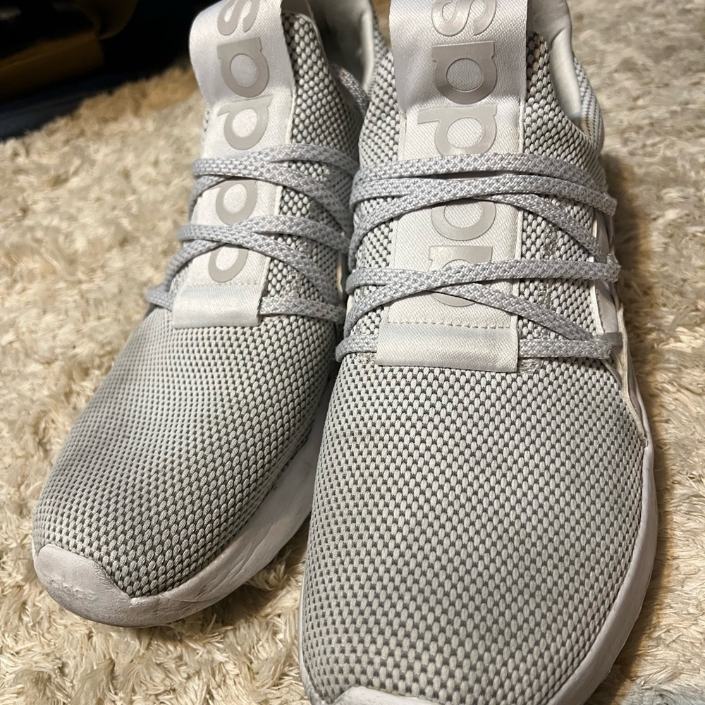 Adidas Light Gray Mesh Sneakers Men’s 10.5